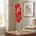 Orchidee cymbidium rood 78cm | Floristik24.nl