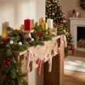 Snoepstok slinger kerst rood wit decoratie 120cm | Floristik24.nl