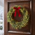 Kunstmatige dennenkrans met dennenappels, kerstversiering, deurkrans, Ø36cm, groen | Floristik24.nl