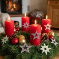 Decoratieve sterren voor knutselen geel, bruin schuimrubber 4cm 36 st | Floristik24.nl