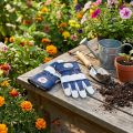 Kixx kinderhandschoenen maat 6 blauw, wit | Floristik24.nl