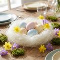 Wit sisalgras voor knutselprojecten. Decoratief natuurlijk materiaal voor bruiloften, Pasen en Kerstmis. 300 g | Floristik24.nl