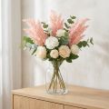 Kunstplant Astilbe Decoratie Takken Kunstmatig Roze H38cm 5 Stuks | Floristik24.nl