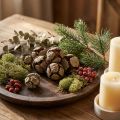 Cipressenkegels, naturel, 3 cm, 500 g | Floristik24.nl