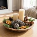 Sweetgum kegels natuur gewassen wit 250g | Floristik24.nl