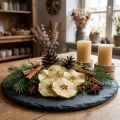Groene appelschijfjes 500g | Floristik24.nl