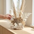 Witgekalkte boomspons 1 kg - Gedroogde bloemenarrangement, decoratie, knutselen | Floristik24.nl