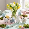 Paasdecoratie schapen tafeldecoratie decoratieve schapenfiguren 7,5cm 4 stuks | Floristik24.nl
