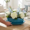 Metalen tafelschaal, elegante en functionele decoratie voor woonruimtes, 28 cm | Floristik24.nl
