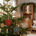 Houten kerststerren om op te hangen, decoratie voor ramen en bomen | Floristik24.nl