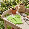 Kixx tuinhandschoenen maat 7 lichtgroen, limoengroen | Floristik24.nl