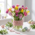 Vilten koordfleece Mirabell 25m roze | Floristik24.nl