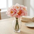 Paeonia Pioen Kunstbloem Pioen Roze Ø6cm 28cm 7 st | Floristik24.nl