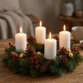 Stompkaarsen wit Adventskaarsen kleine kaarsen 60/40mm 24 st | Floristik24.nl