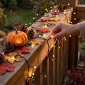 LED rijstlichtketting 80 LED slinger voor buiten warm wit 6m | Floristik24.nl