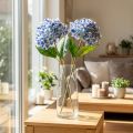 Bloeiende hortensiatak voor stijlvolle huisdecoratie, 80 cm, 2 stuks | Floristik24.nl