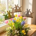 Decoratieve plug konijn H37cm 8st | Floristik24.nl