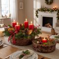 Set van 2 wilgenplantringen Ø32/25 cm, rustieke natuurlijke decoratie | Floristik24.nl