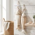 Houten vis decoratie maritieme hanger Paulownia hout 27cm 2st | Floristik24.nl