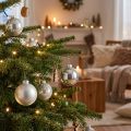 Glazen bol, boomversiering, kerstboombal zilver H8.5cm Ø7.5cm echt glas 12st | Floristik24.nl
