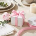 Cadeau- en decoratielint 8mm x 50m lichtroze | Floristik24.nl