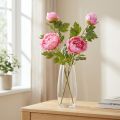 Kunstrozen Pioenrozen Kunstmatig in Roze L80cm 2st | Floristik24.nl