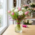 Bouillon effectdraad Ø0.30mm 100g/140m Roze – Hobbydraad Decoratief draad voor bloemen en ramen | Floristik24.nl