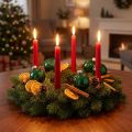 Mini kerstballen glas groen emaille Ø3cm 22 st | Floristik24.nl