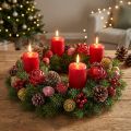 Leucadendron kegels Bellgum Groen Rood Geel Mat 300g | Floristik24.nl