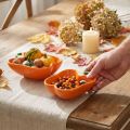 Keramiek schaaltjes oranje peper decoratie 16x13x4,5cm 2st | Floristik24.nl
