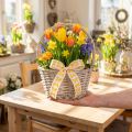 Decoratief lint vlinders oranje draadrand 25mm 18m | Floristik24.nl