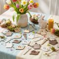 Houten tuinstrooidecoratie 4cm - 6cm naturel 72 st | Floristik24.nl
