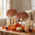 Kunsttak herfstdecoratie bloementak bruin rood 45cm 2 stuks | Floristik24.nl