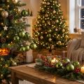 Kerstballen van glas groen mix Ø6cm 24 stuks | Floristik24.nl