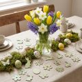 Strooidecoratie houten strooidelen lente Pasen groen 2–4cm 64 st | Floristik24.nl