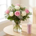 Bouillon effectdraad, roze, Ø0,30mm, 100g/140m - knutseldraad, creatief draad, koperdraad voor decoratie | Floristik24.nl