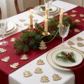 Strooidecoratie kerstboom goud glitter 4cm 72 st | Floristik24.nl