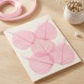 Skeletbladeren, roze decoratieve wilgenbladeren 5-9cm, 200 stuks - Ideaal voor wenskaarten &amp; DIY | Floristik24.nl