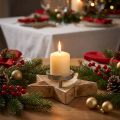 Kandelaar, tafeldecoratie kerst, kandelaar ster H7cm Ø20cm/6.5cm | Floristik24.nl