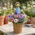 Kikker deco cachepot polyresin tafeldecoratie zomer H31.5cm | Floristik24.nl
