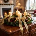Cadeau lint gouden strepen 25mm 25m | Floristik24.nl