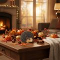 Decoratief egelbeeldje, kleine tafeldecoratie voor de herfst, 8 cm | Floristik24.nl