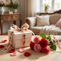 Cadeaulint hartjes decoratief katoenen lint 15mm 20m | Floristik24.nl
