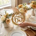 Jubileumnummer 65 in goud | Floristik24.nl
