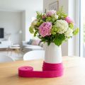 Vilten lint roze wollint wolvilt potlint decoratiestof 15cm 5m | Floristik24.nl