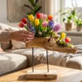 Wortelschelp op de standaard naturel H38cm | Floristik24.nl