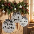 Decoratieve hanger kerstboombol metaal vintage Ø15cm 3 st | Floristik24.nl