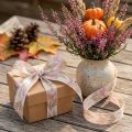Cadeaulint lint herfst heide stoffen lint 25mm 20m | Floristik24.nl