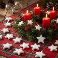 Decoratieve sterren witte glitterstrooidecoratie Kerst 4/5cm 36 st | Floristik24.nl