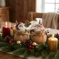 Decoratief figuur Kerstman in zak Kerstdecoratie Ø8cm/H13cm 2 st | Floristik24.nl